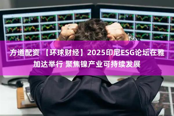 方道配资 【环球财经】2025印尼ESG论坛在雅加达举行 聚焦镍产业可持续发展
